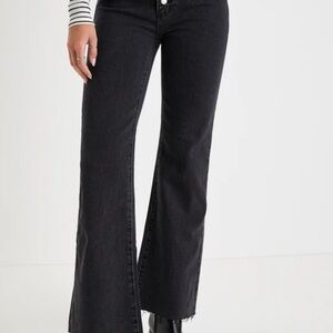 Women's Black Flared Jeans